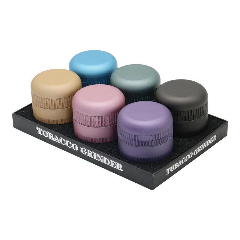 6-Layer Aluminum Herb Grinder, 63 mm - Product detail