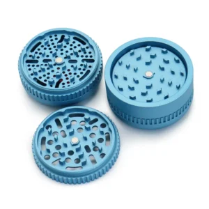 6-Layer Aluminum Herb Grinder, 63 mm - Product image