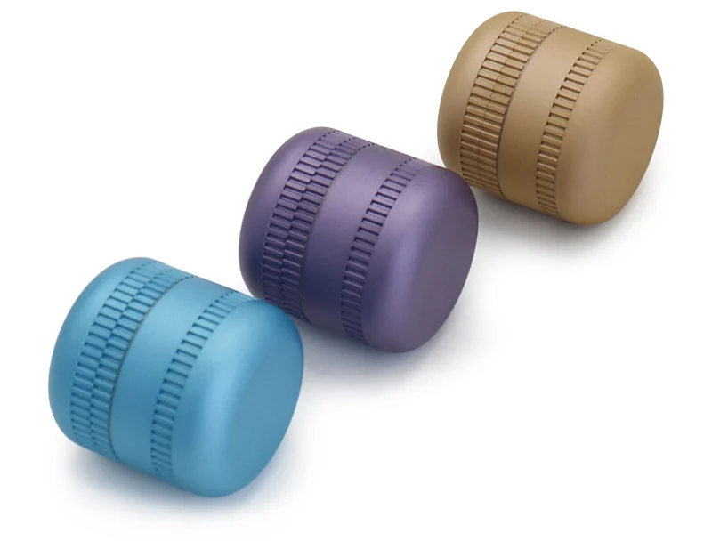 6-Layer Aluminum Herb Grinder, 63 mm