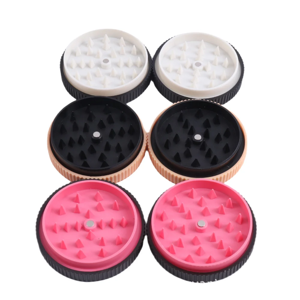 Cookie-Shaped Plastic Herb Grinder - Product image