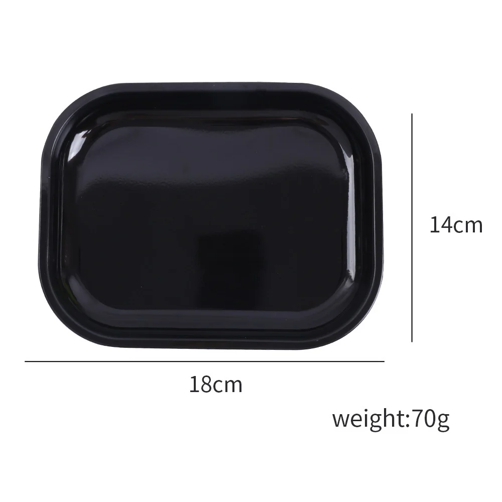 Black Tin Rolling Tray