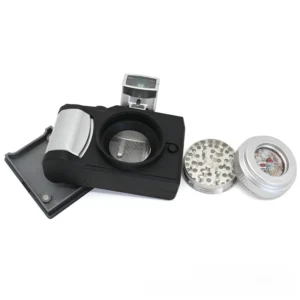Camera-Shaped Zinc Alloy and Plastic Herb Grinder - Product image