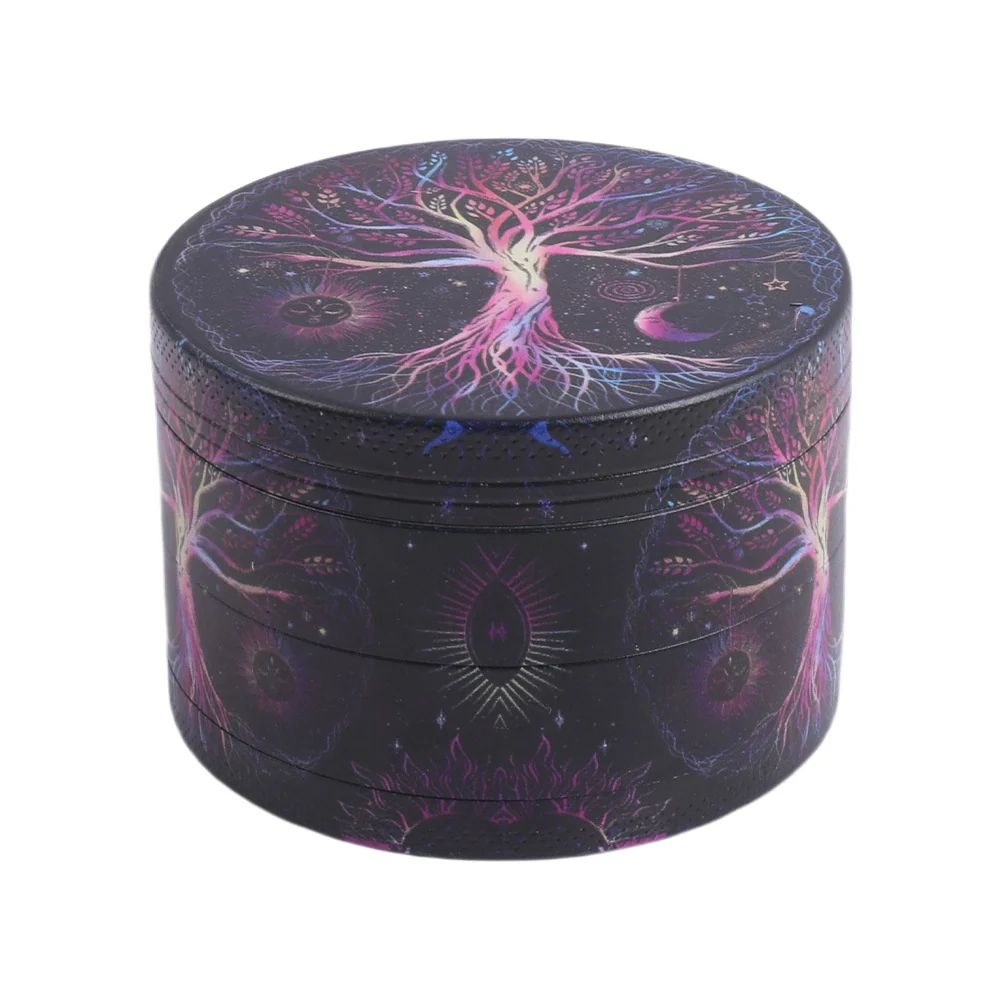 Tree Design Zinc Alloy Herb Grinder