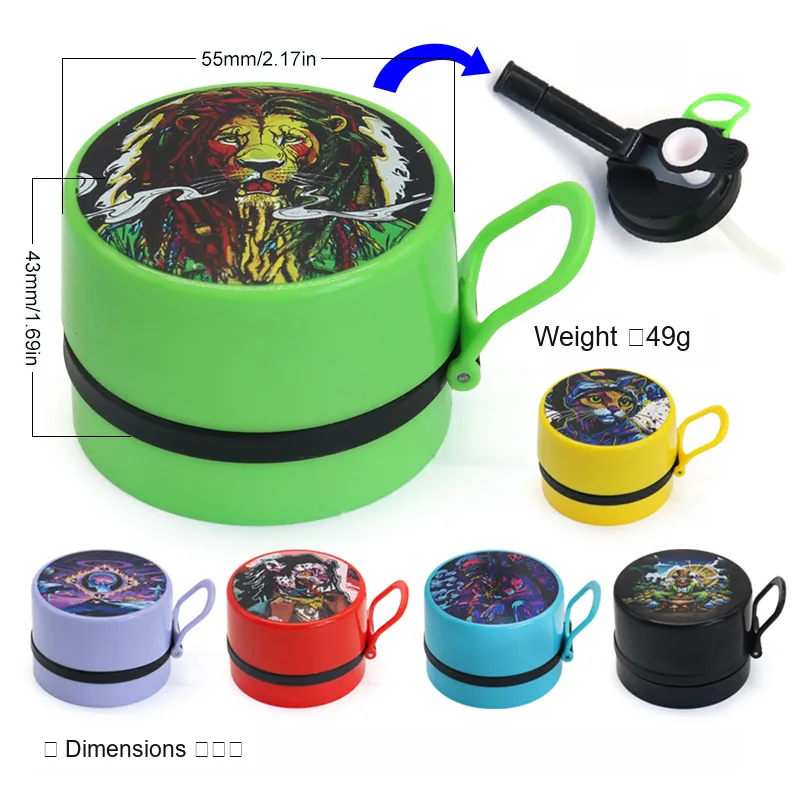Printed Portable Hookah Cover with Carabiner - Product detail