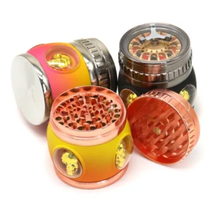 Skull Roulette 4-Layer Zinc Alloy Herb Grinder - Product detail