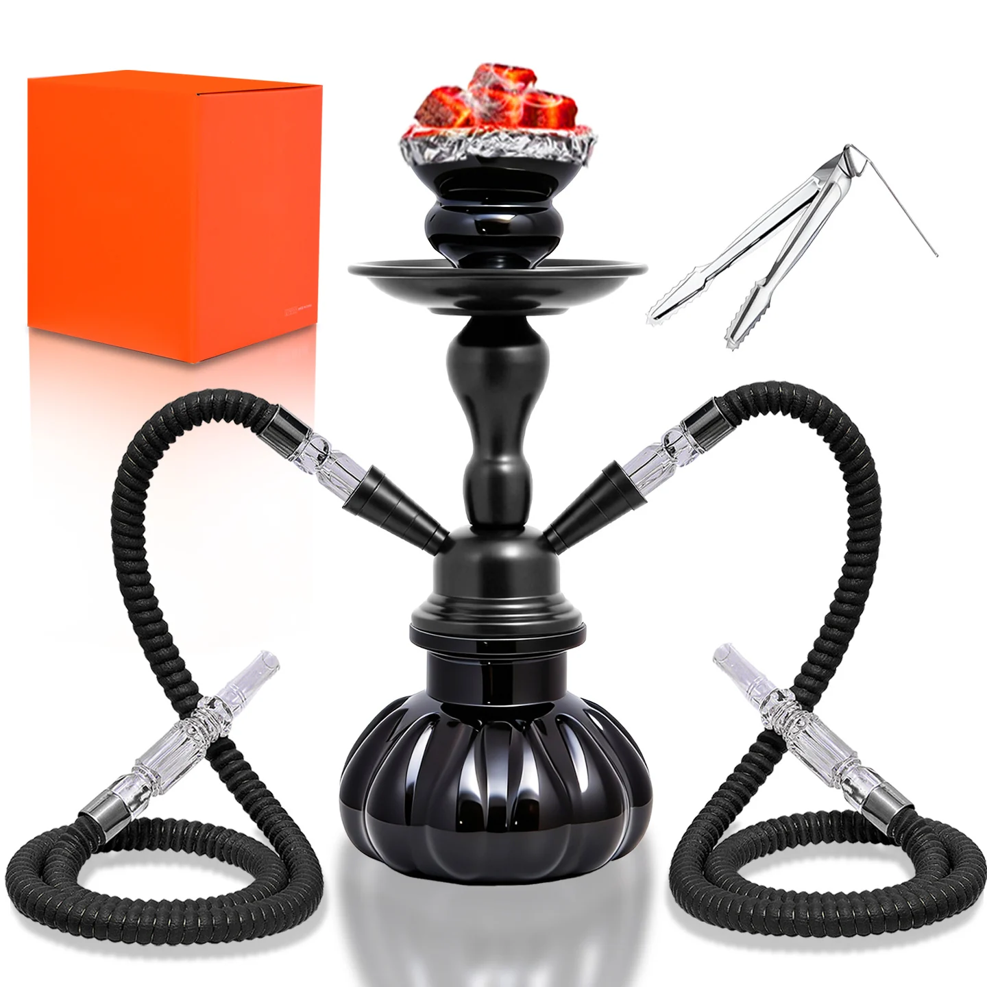 Glass Hookah Set with Foam Packaging
