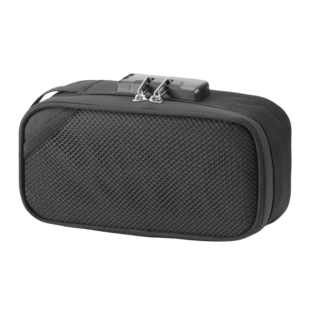 Portable Activated Carbon Smell-Proof Oxford Fabric Tobacco Storage Bag with Combination Lock for Pipes — application view 016