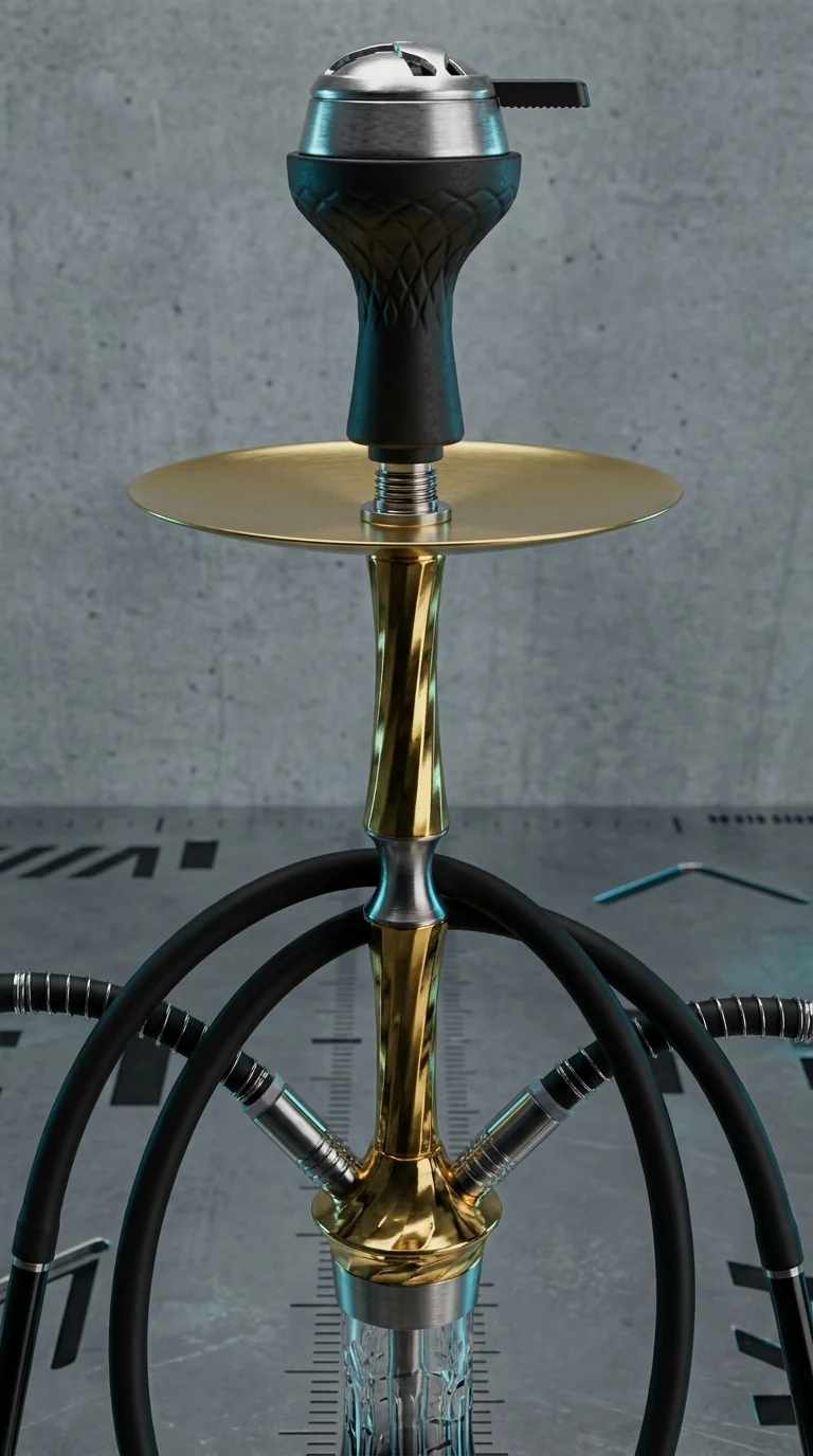 Aluminum Alloy Hookah Set