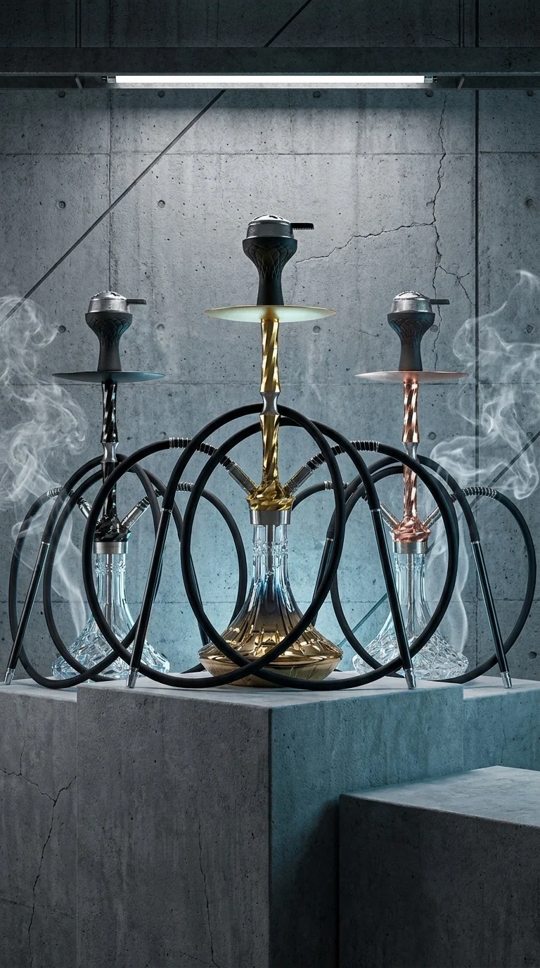 Aluminum Alloy Hookah Set
