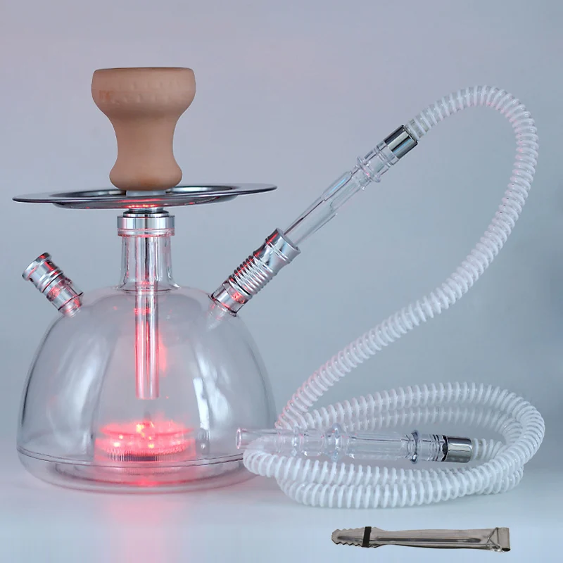 Bubble-Style Acrylic Hookah Set