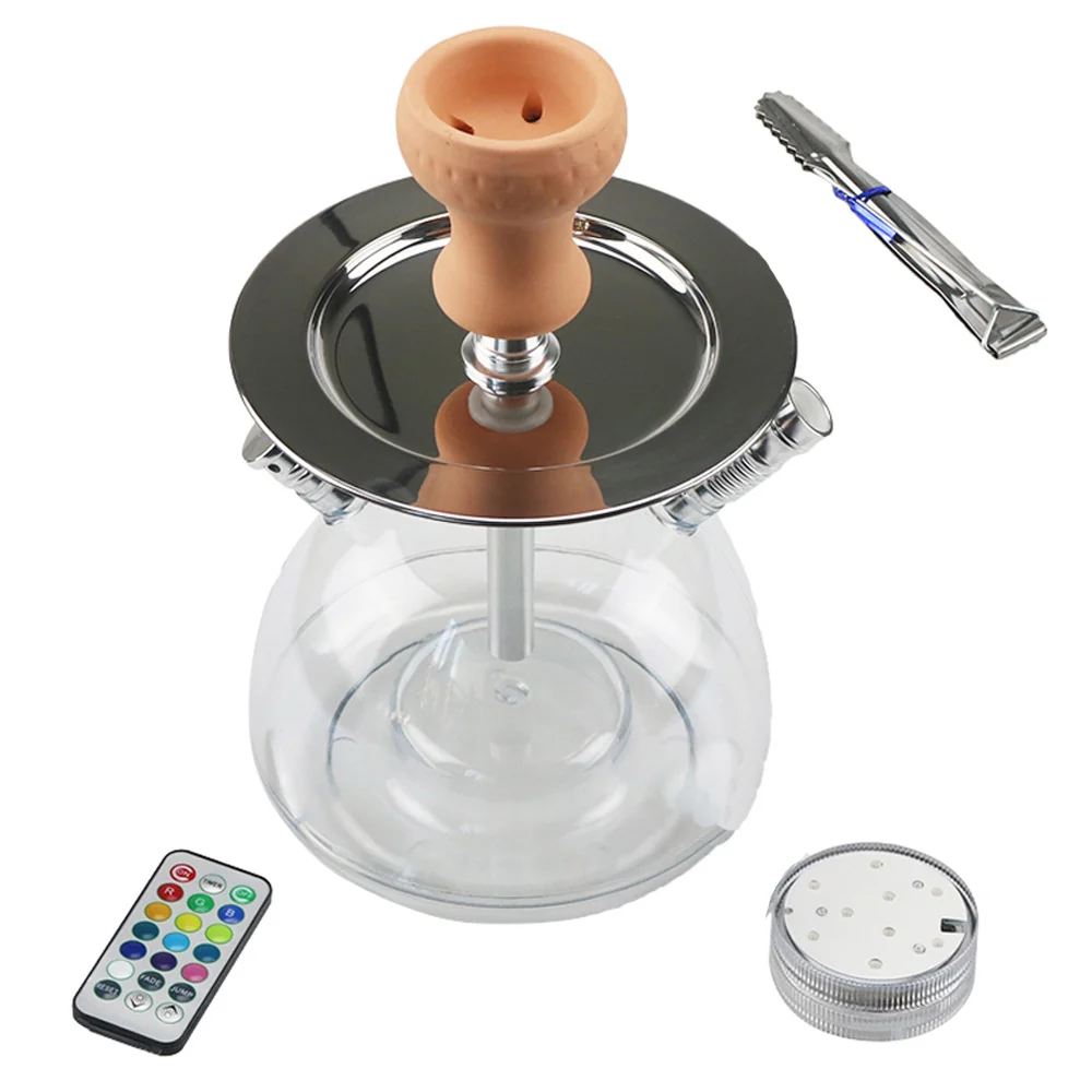 Bubble-Style Acrylic Hookah Set