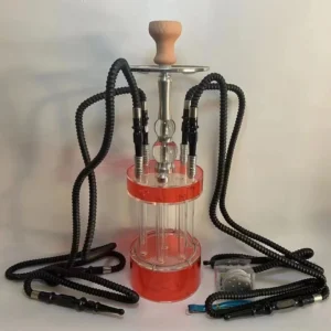 Four-Hose Acrylic Hookah with Light