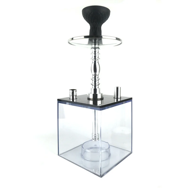 Square Acrylic Hookah Set