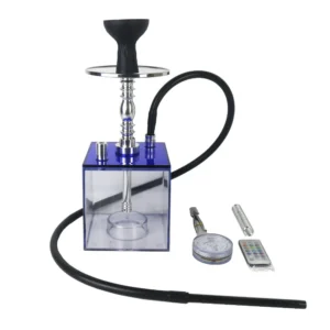 Square Acrylic Hookah Set