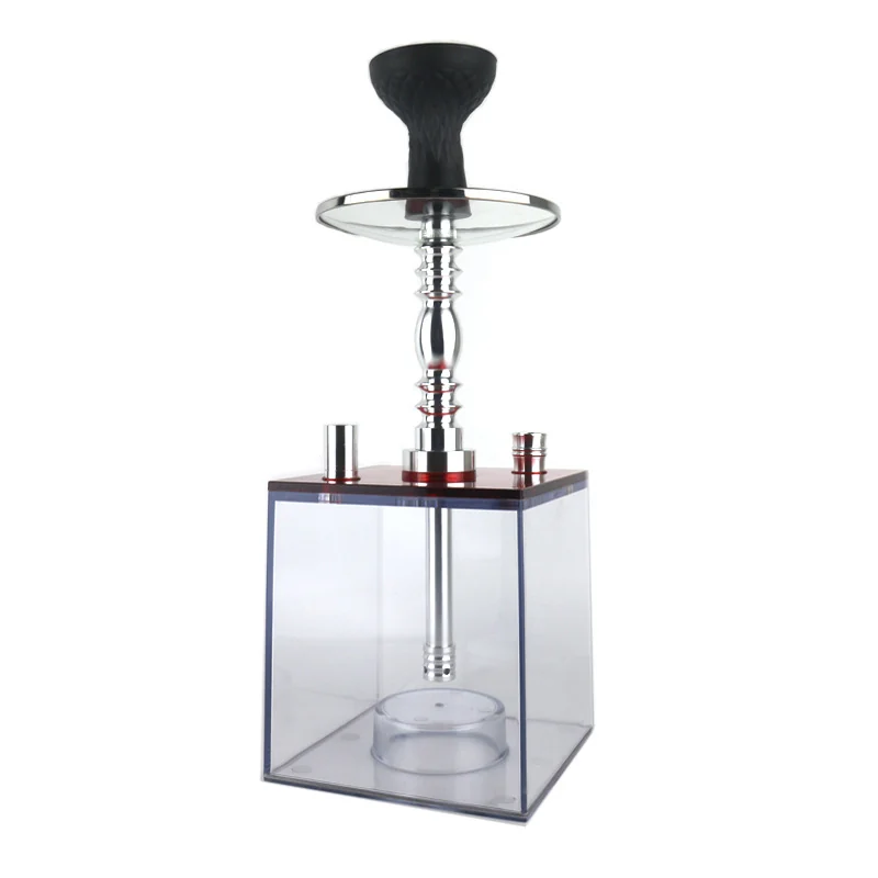Square Acrylic Hookah Set