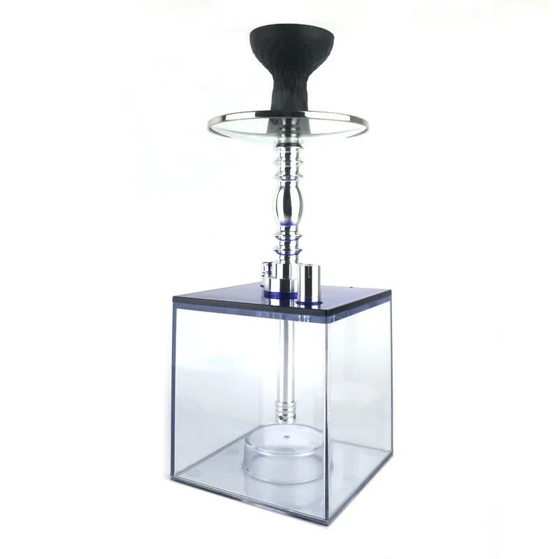 Square Acrylic Hookah Set