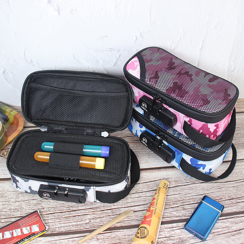 Oxford Fabric Pipe Bag with Combination Lock