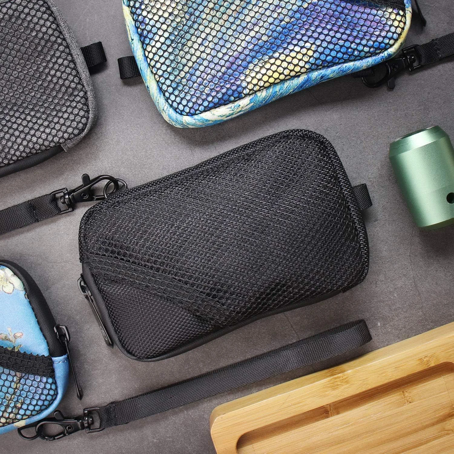 Portable Pipe Storage Bag with Neck Strap