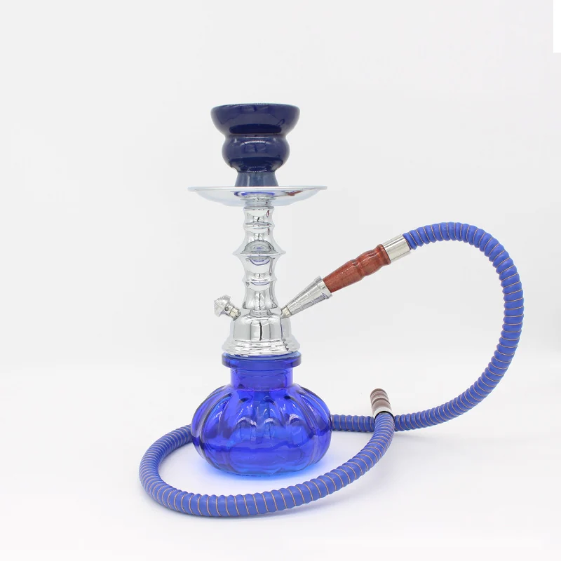 Small Glass Hookah with Hose Options