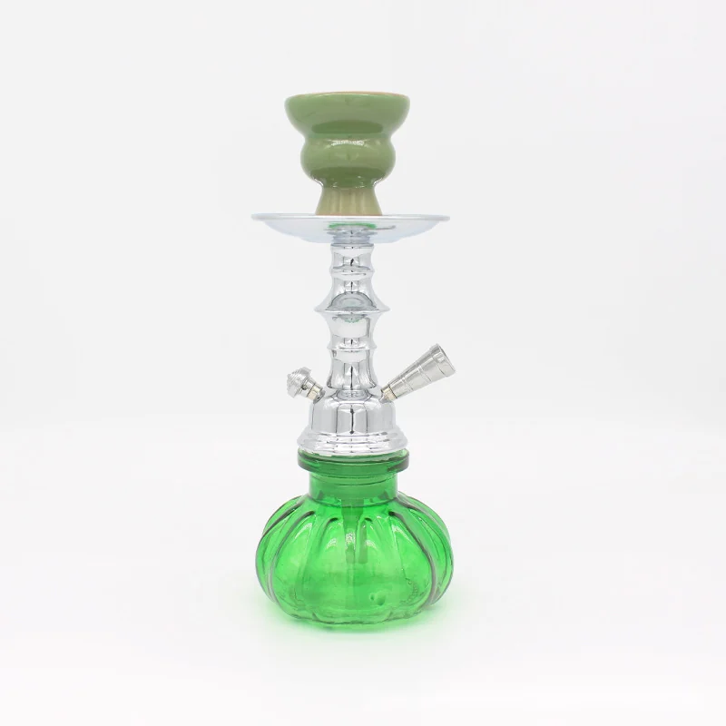 Small Glass Hookah with Hose Options