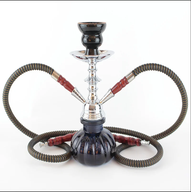 Small Glass Hookah with Hose Options