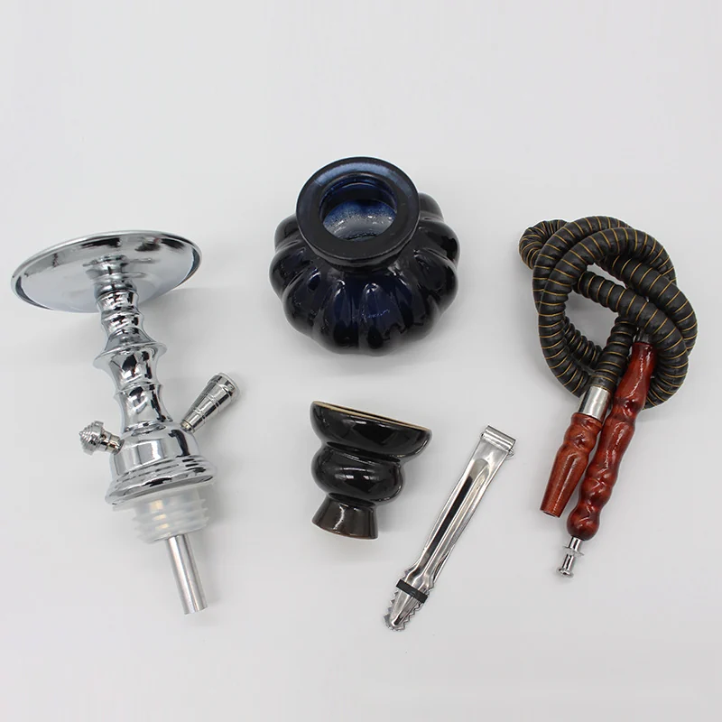 Small Glass Hookah with Hose Options