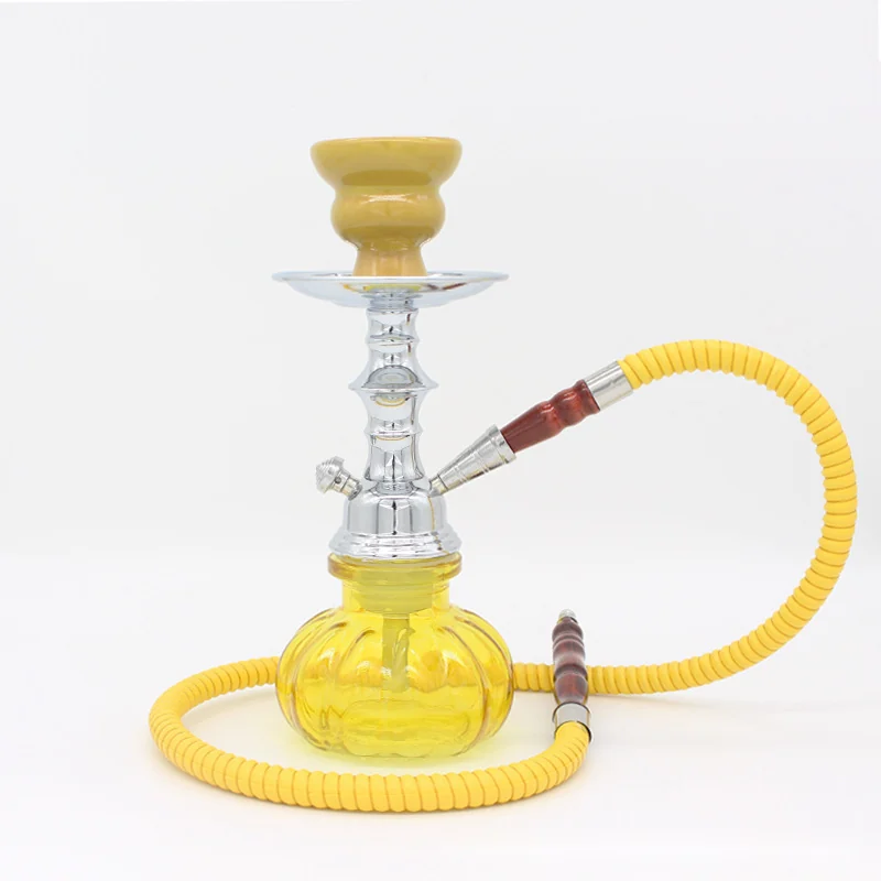 Small Glass Hookah with Hose Options