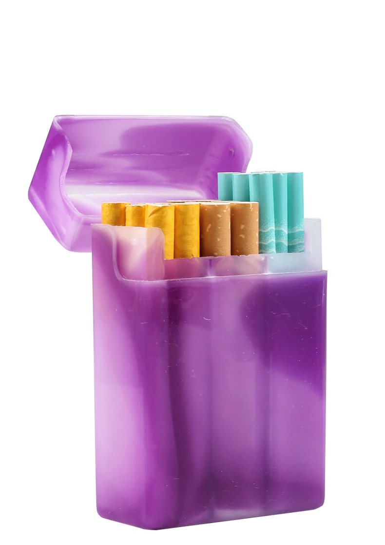 Compartmented Plastic Cigarette Case