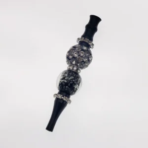Rhinestone Hookah Mouthpiece with Luminous Glass Ball