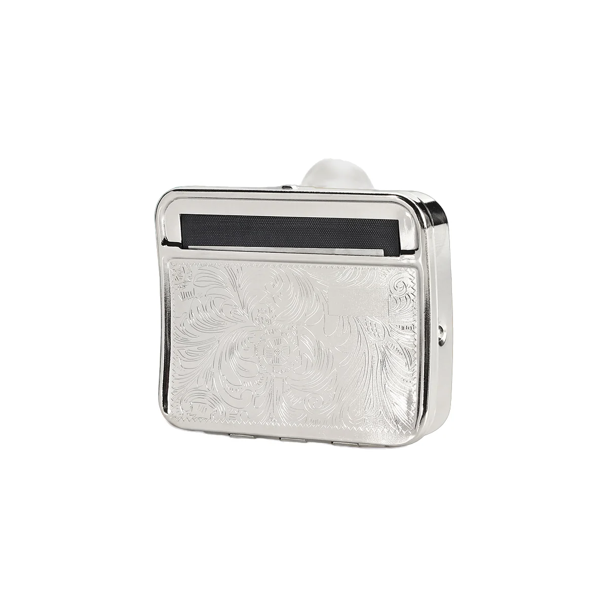 Portable Adjustable Semi-Automatic Metal Cigarette Rolling Box - 70/78/110 mm