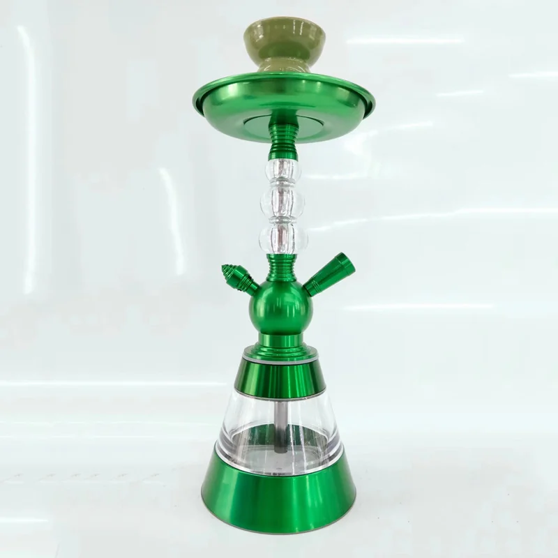 Small Aluminum Alloy and Acrylic Hookah Set