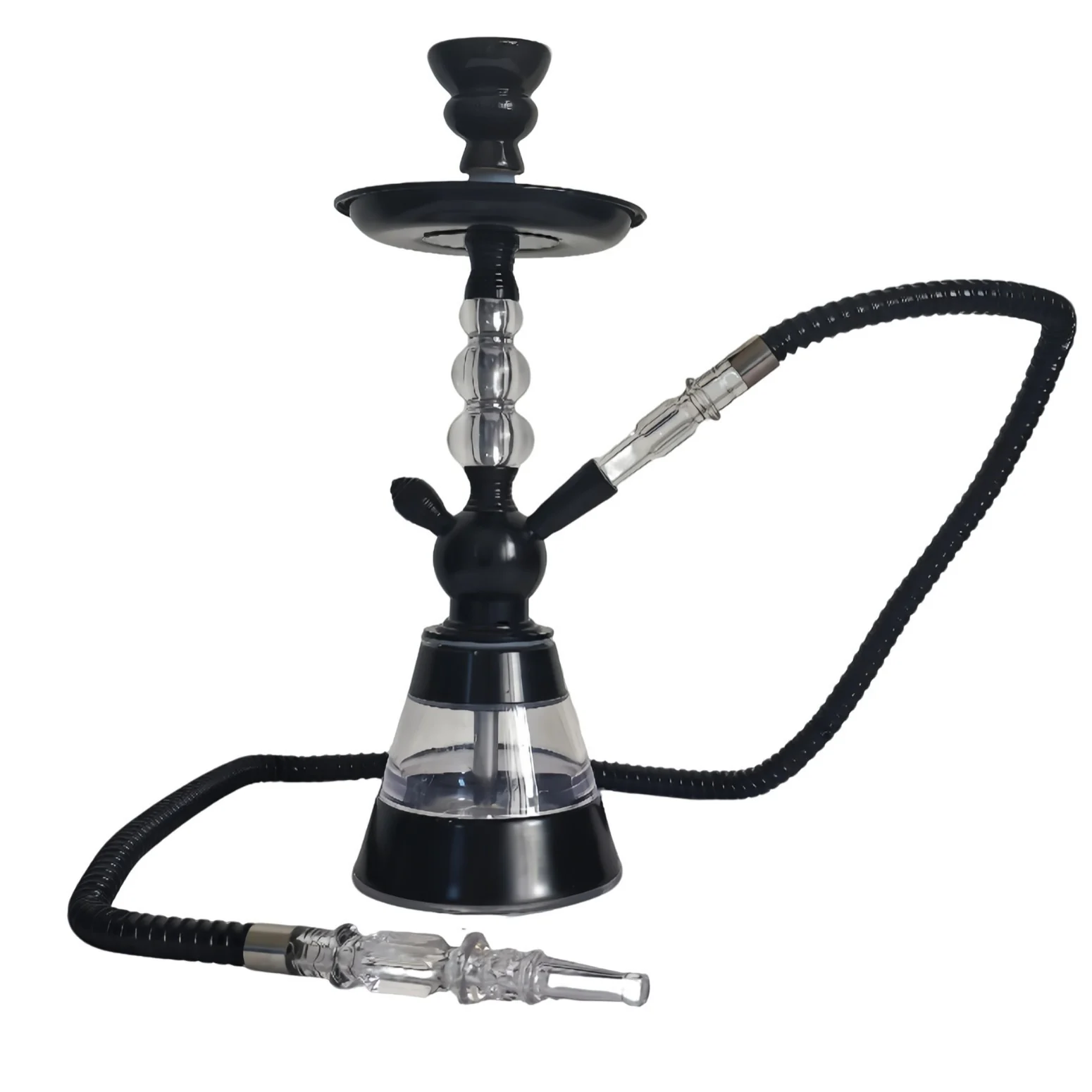 Small Aluminum Alloy and Acrylic Hookah Set