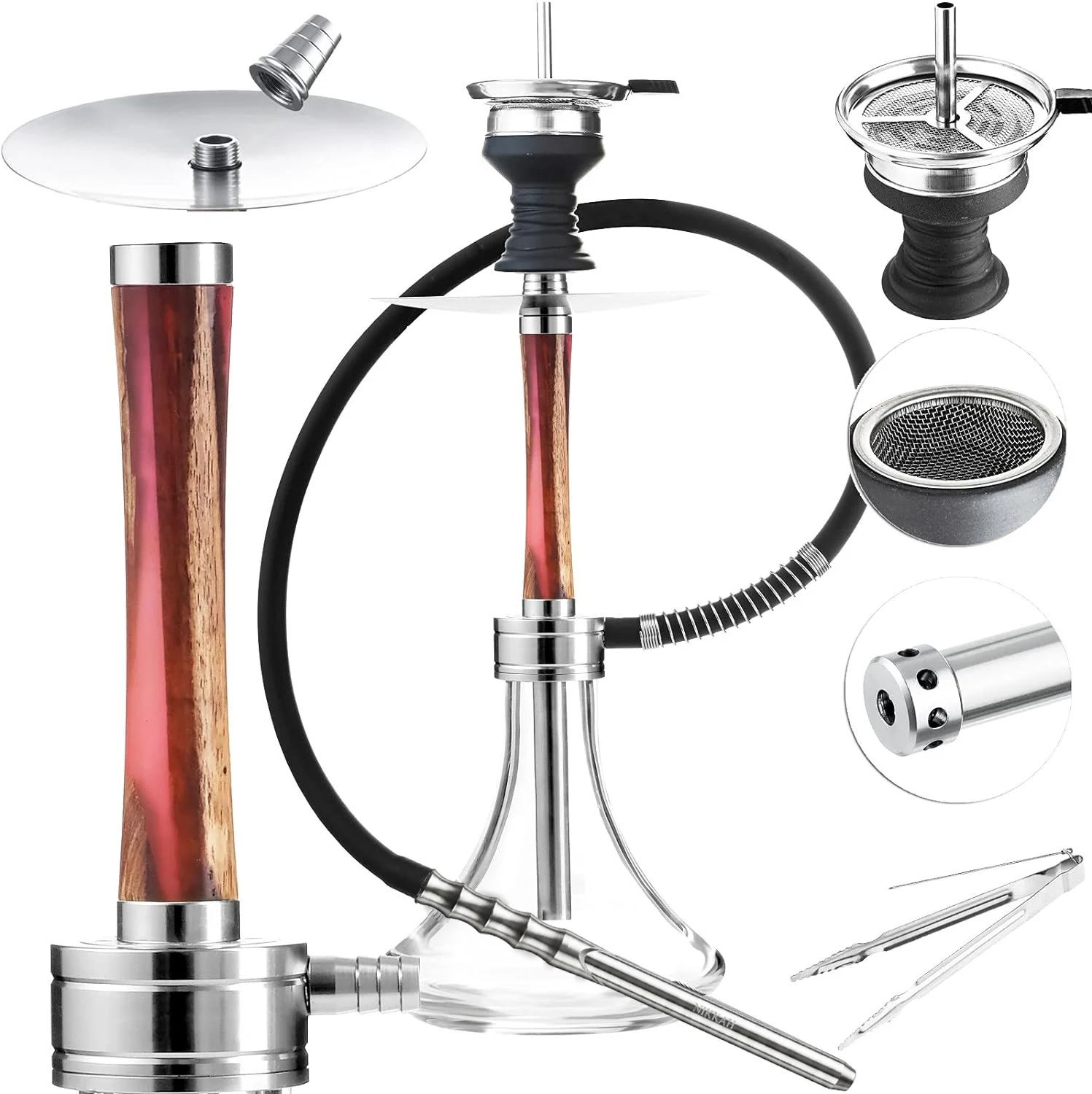 Aluminum Alloy Hookah Set