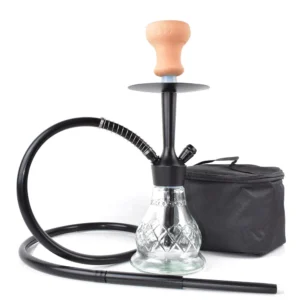 Small Single-Hose Glass Hookah with Bag