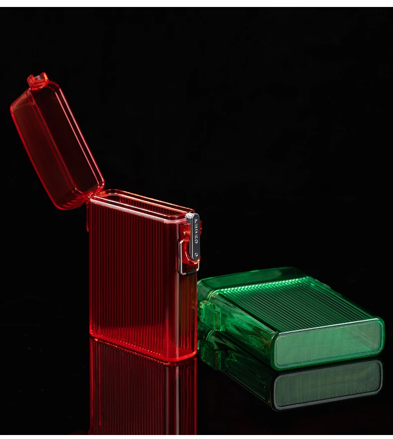 Transparent Plastic Cigarette Case