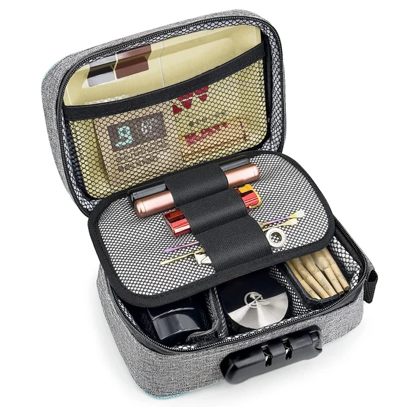 Tobacco Storage Bag with Combination Lock