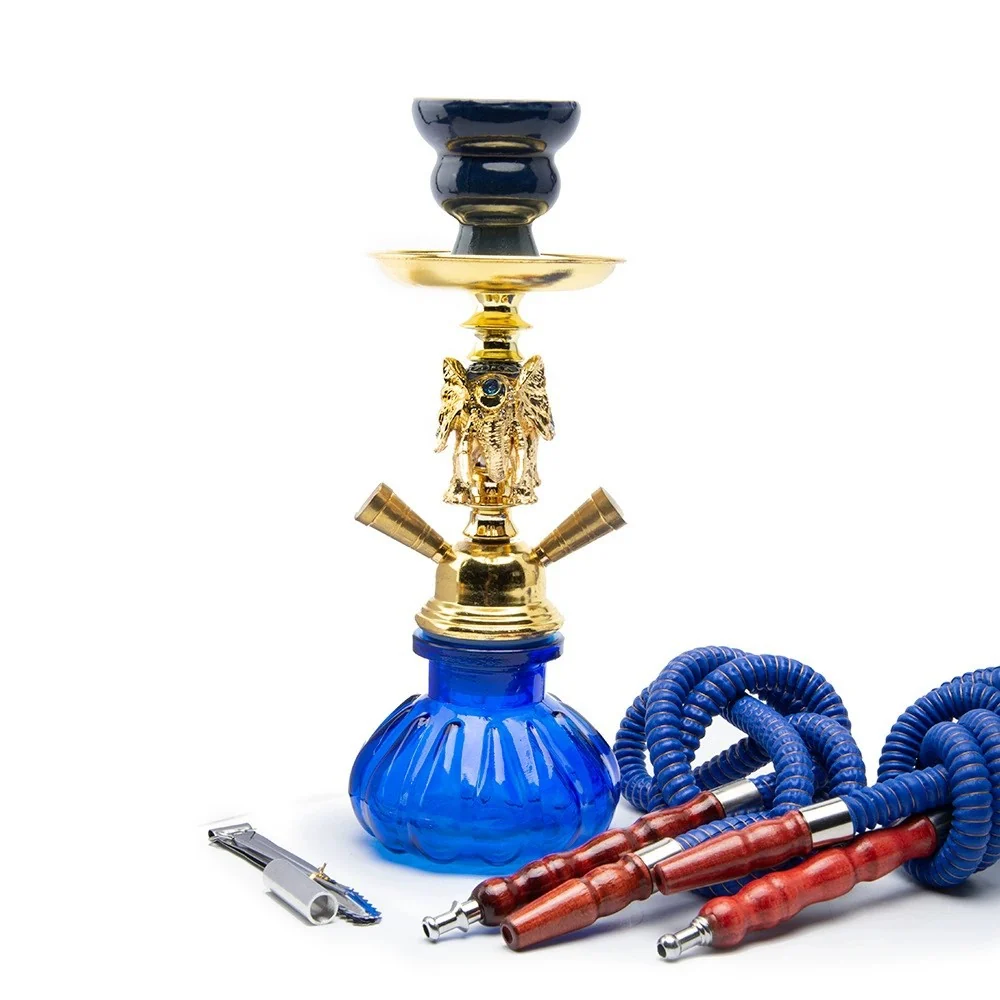 Small Decorative Hookah with Animal Designs