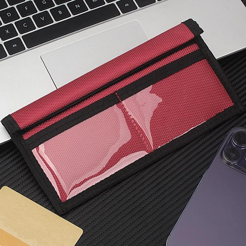 RFID-Blocking Compact Wallet with Coin and Card Storage