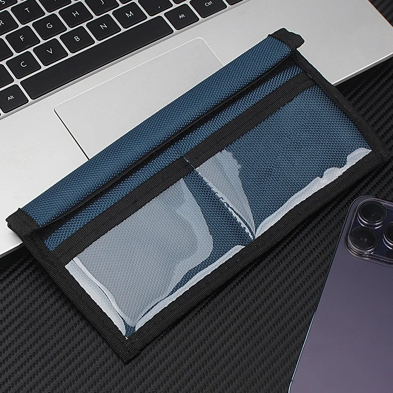 RFID-Blocking Compact Wallet with Coin and Card Storage