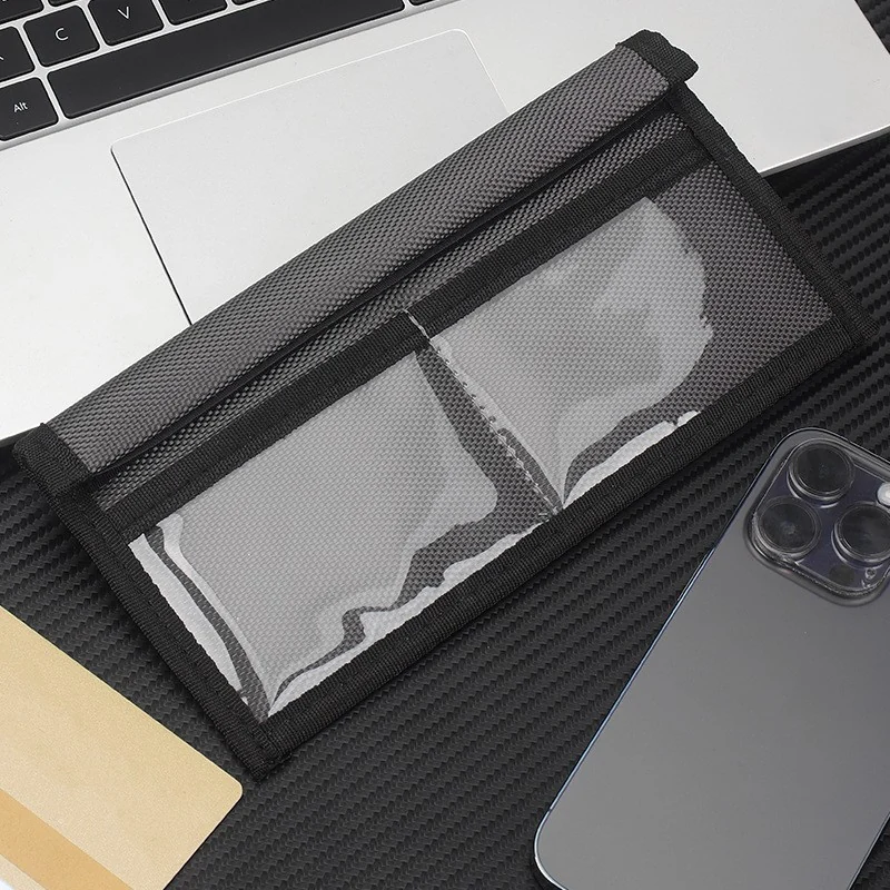 RFID-Blocking Compact Wallet with Coin and Card Storage