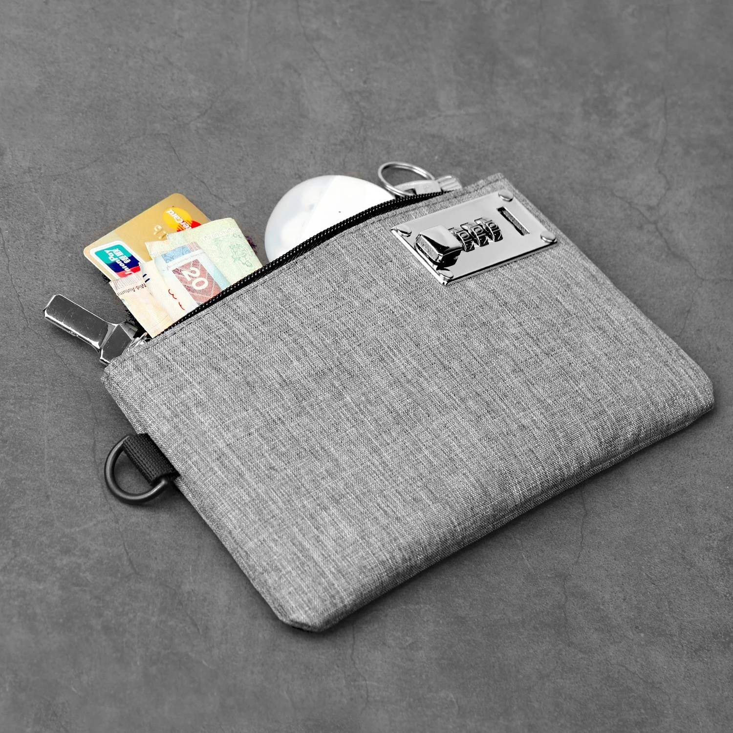 Portable Wallet with Combination Lock