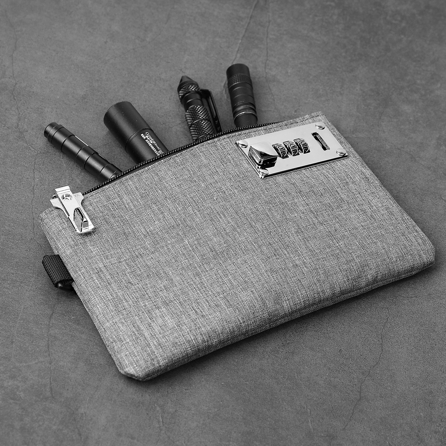 Portable Wallet with Combination Lock