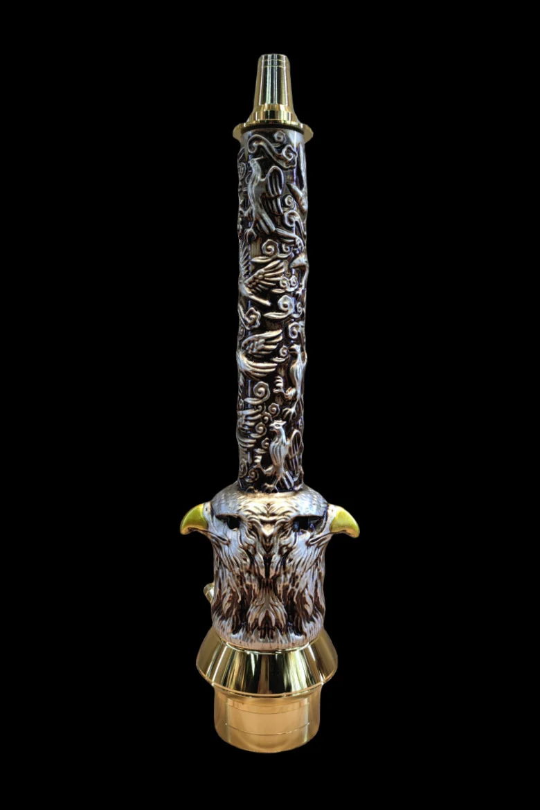 Double-Sided Eagle Resin Hookah