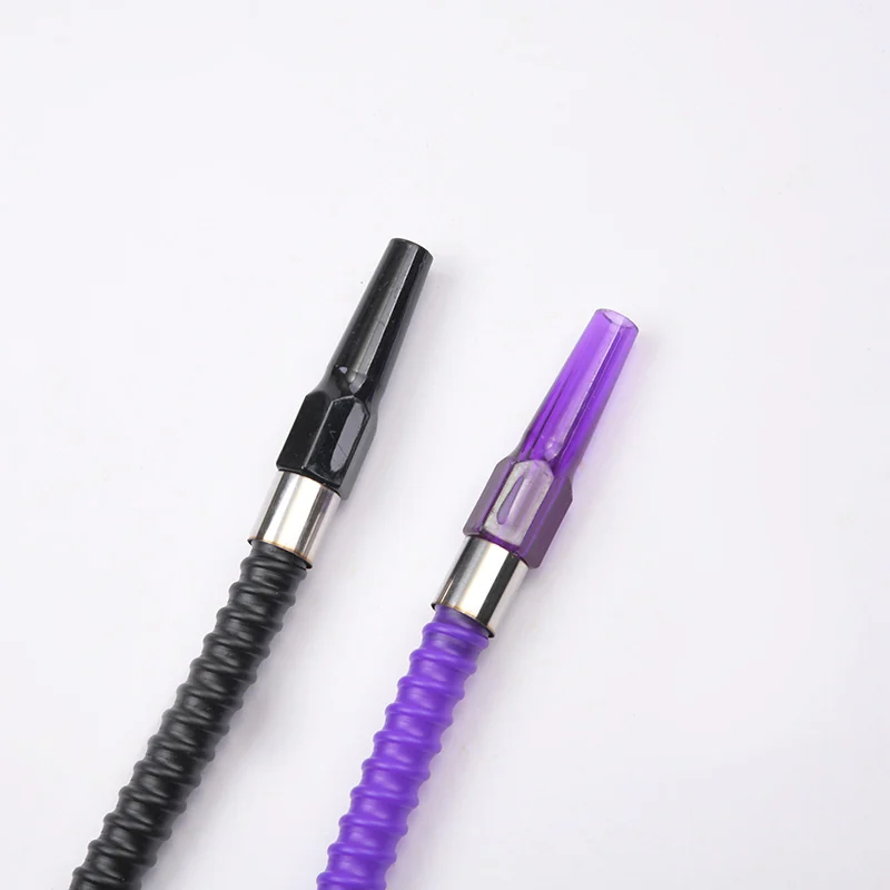Silicone Hookah Hose with Alloy Handle