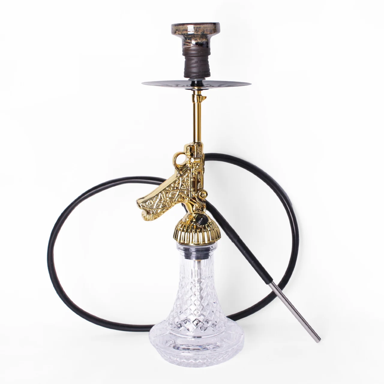 Pistol-Shaped Resin Hookah