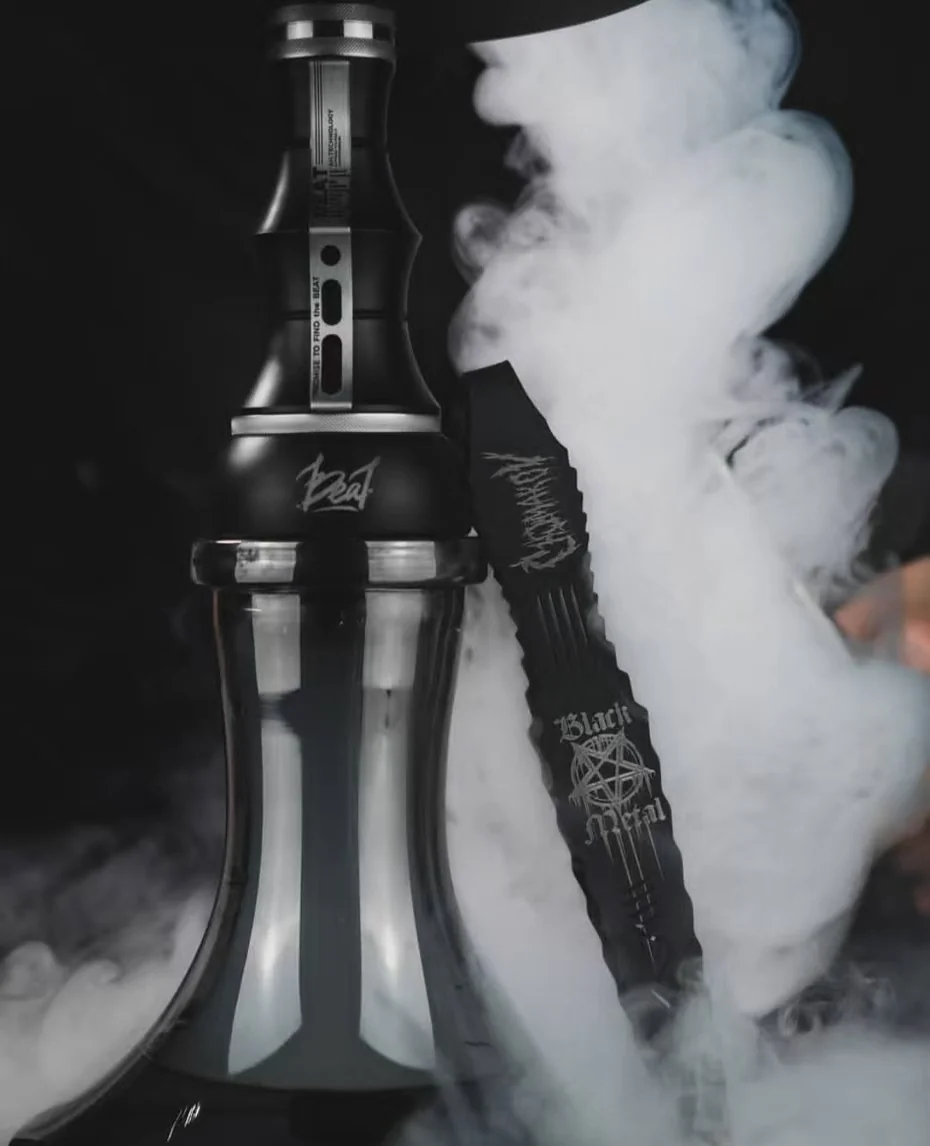 Hookah with Black or Clear Bottle