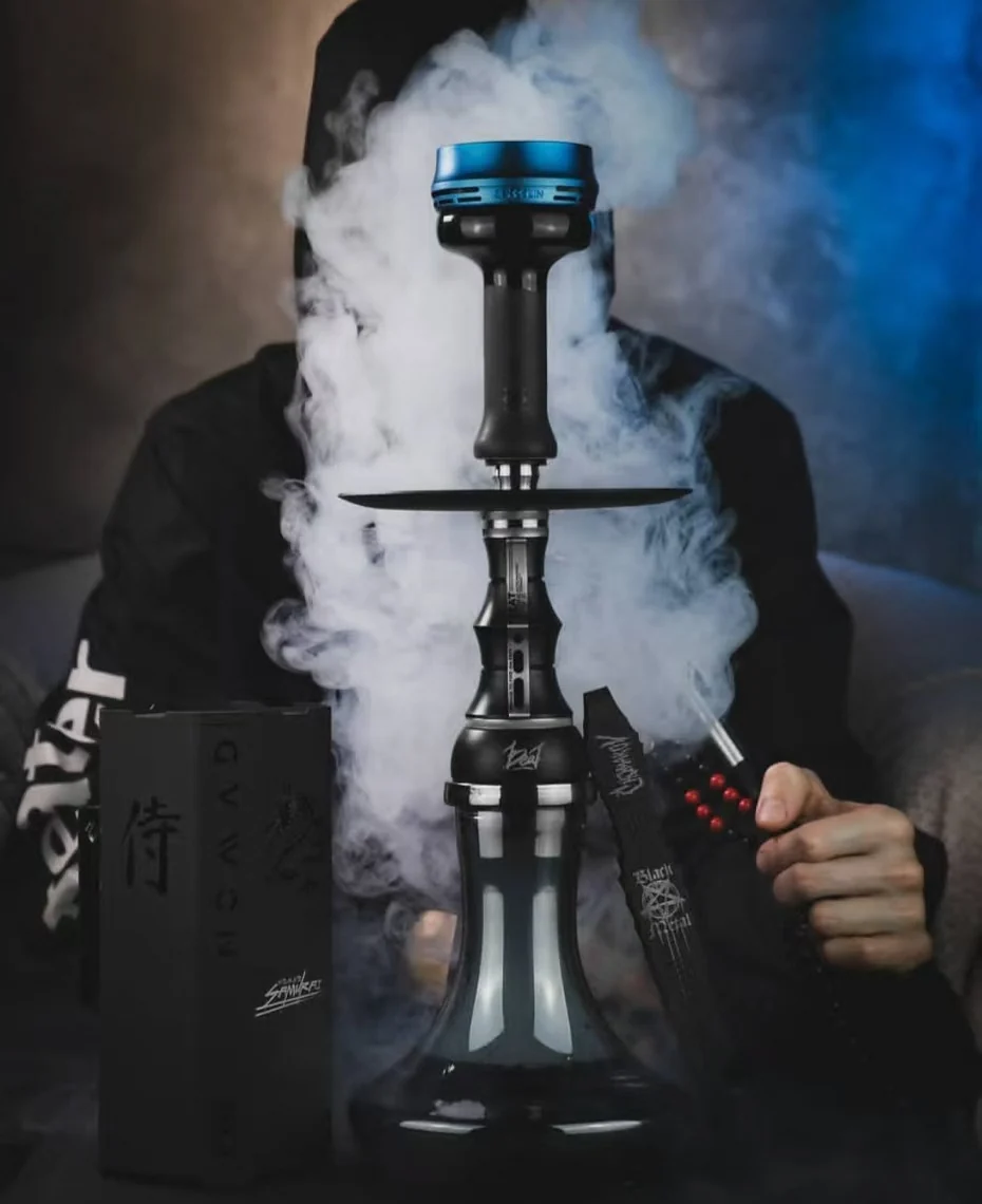 Hookah with Black or Clear Bottle