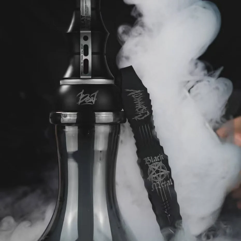 Hookah with Black or Clear Bottle
