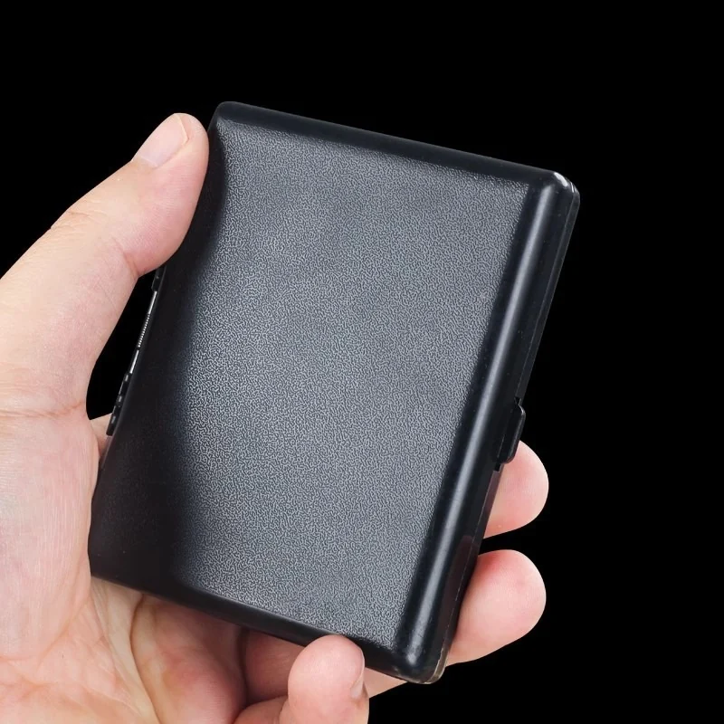 Moisture-Resistant Portable Cigarette Case for Multiple Cigarette Sizes — application view 002