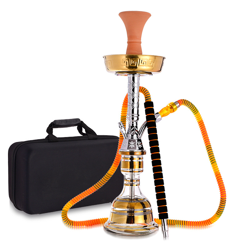 Single-Hose Hookah Set with Carry Bag